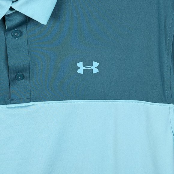 Under Armour* Men's‎ Short Sleeve Straight Hem 3 Button Pullover Polo Shirt~ 2XL - Picture 7 of 12
